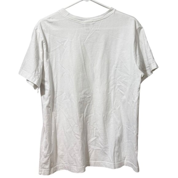 Angel In Disguise Women Cat Halloween T Shirt White Size Large Cotton Kitty - Picture 2 of 9